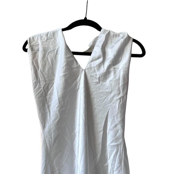 show me your mumu women jasmine mini dress white ivory luxe satin xsmall - Picture 5 of 9